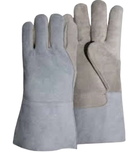 Code: SBTIG -  Split Back Grain Leather Palm TIG Welder’s Glove With Gauntlet Cuff