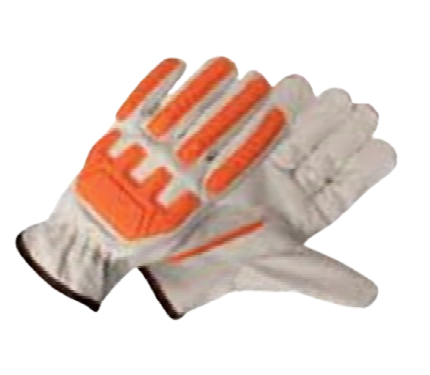 Code: A6MCD - ANSI Cut Level A6 Grain Leather Driver’s Style Glove With Metacarpal Protection