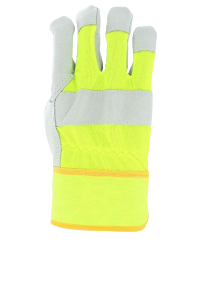 Code: 130W - Fleece Lined Hi Vis Leather Work Glove