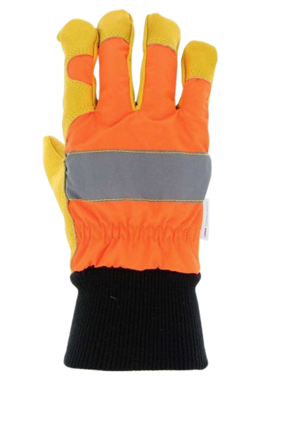 Code: 131W - Fleece Lined Hi Vis Leather Work Glove