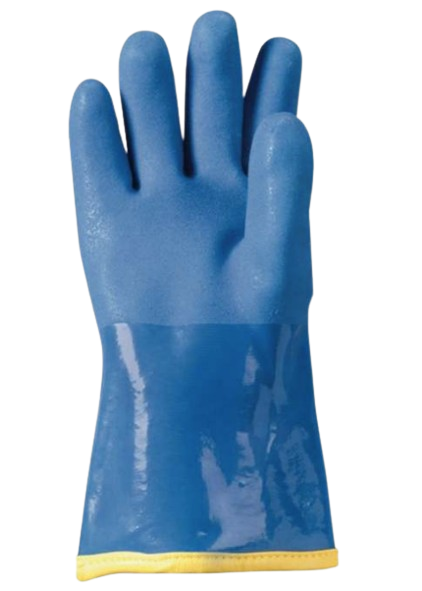 Code: AWLPG - Acrylic Winter Lined PVC Gauntlet Fully Coated Glove