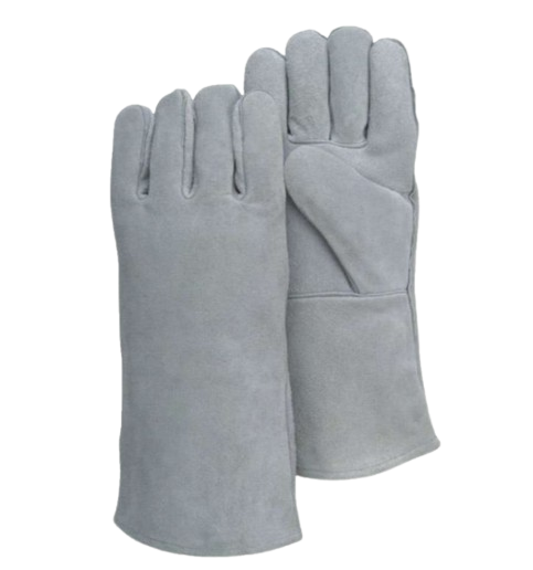 Code: SLWFC - Split Leather Welder’s Glove - Jersey Lined Gauntlet Cuff