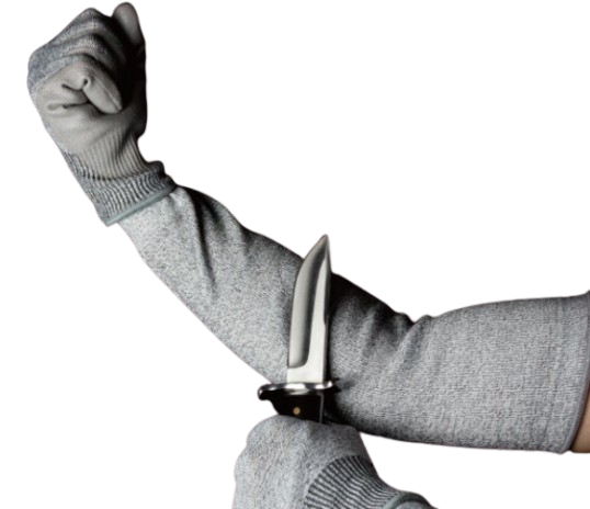 Code: A3SPS/A3TST - ANSI Cut Level A3 HPPE Taper Knit Sleeve