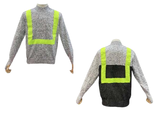 Code: SMBHV - ANSI Cut Level A5 Pullover Garment with Vented Mesh Back & High Visibility Striping