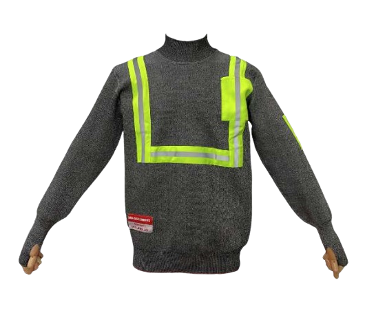 Code: A9BMV - ANSI Cut Level A9 Pullover Garment with Belly Patch, Vented Mesh Back, High Visibility