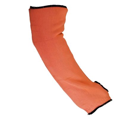 Code: A3OST - ANSI Cut Level A3 Orange HPPE Taper Knit Sleeve