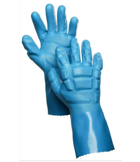 Code: MCPGC - Impact Resistant Metacarpal Protection Glove With Gauntlet Cuff