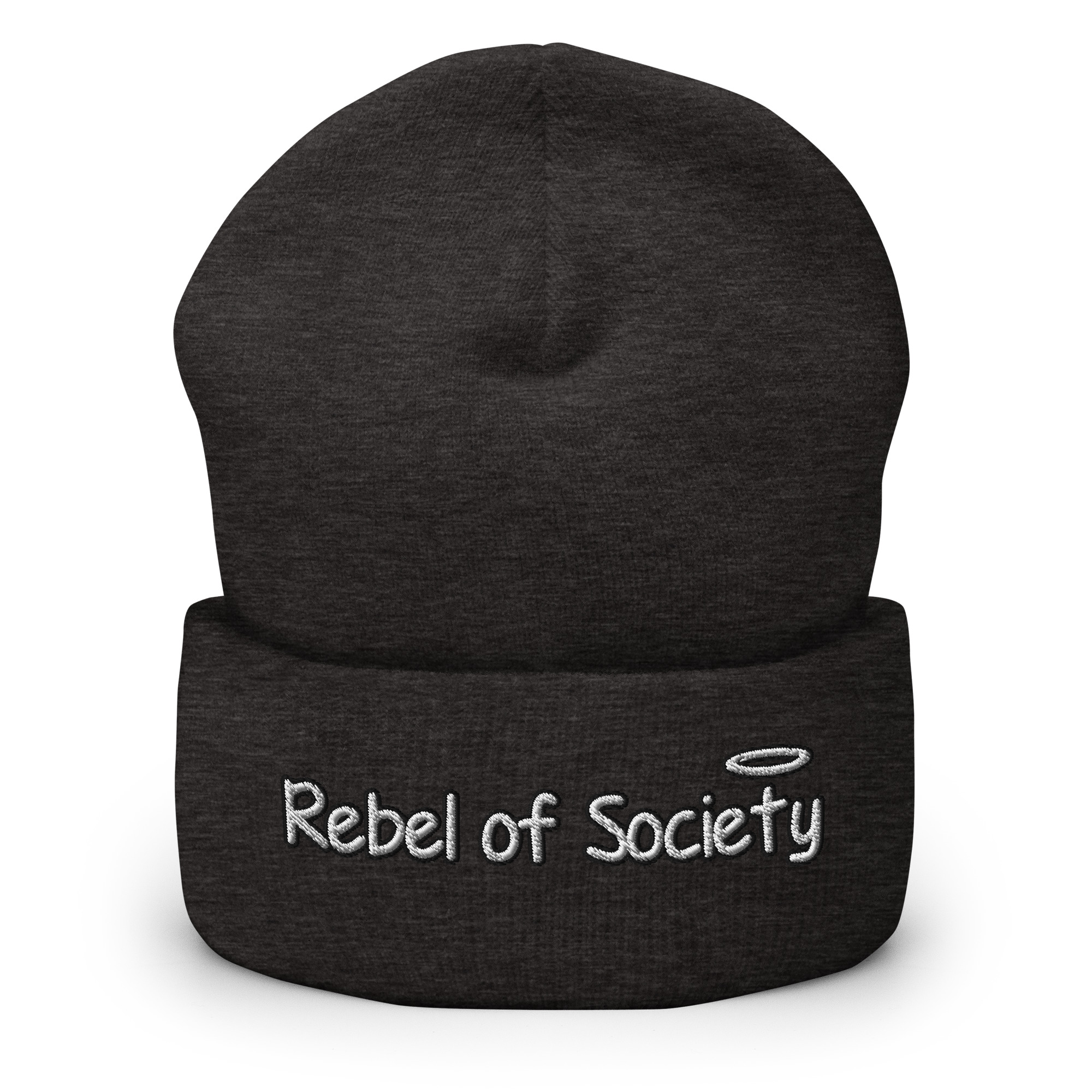 Rebel of Society-Cuffed Beanie