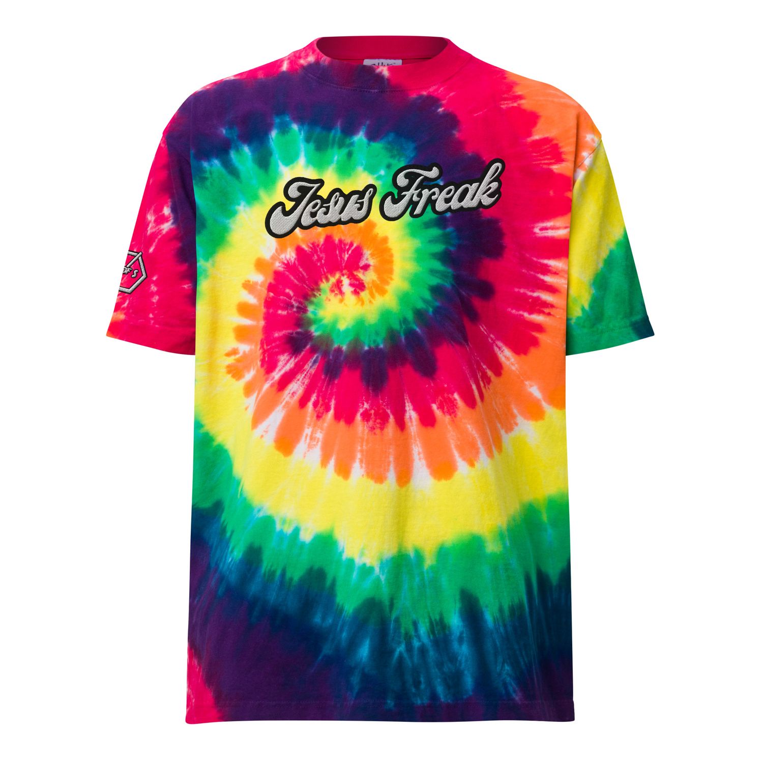 Jesus Freak - Oversized Tie-Dye T-shirt