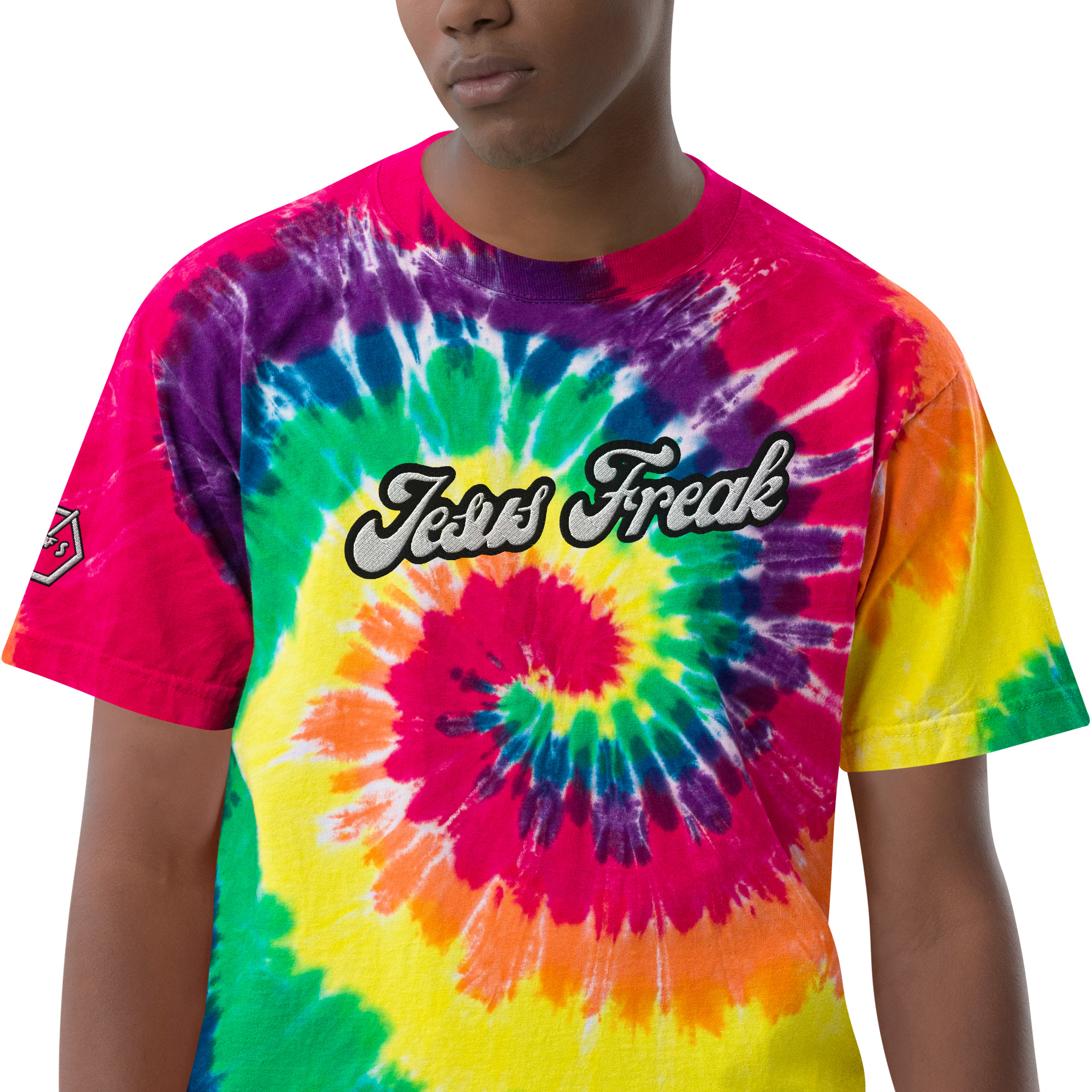 Jesus Freak - Oversized Tie-Dye T-shirt