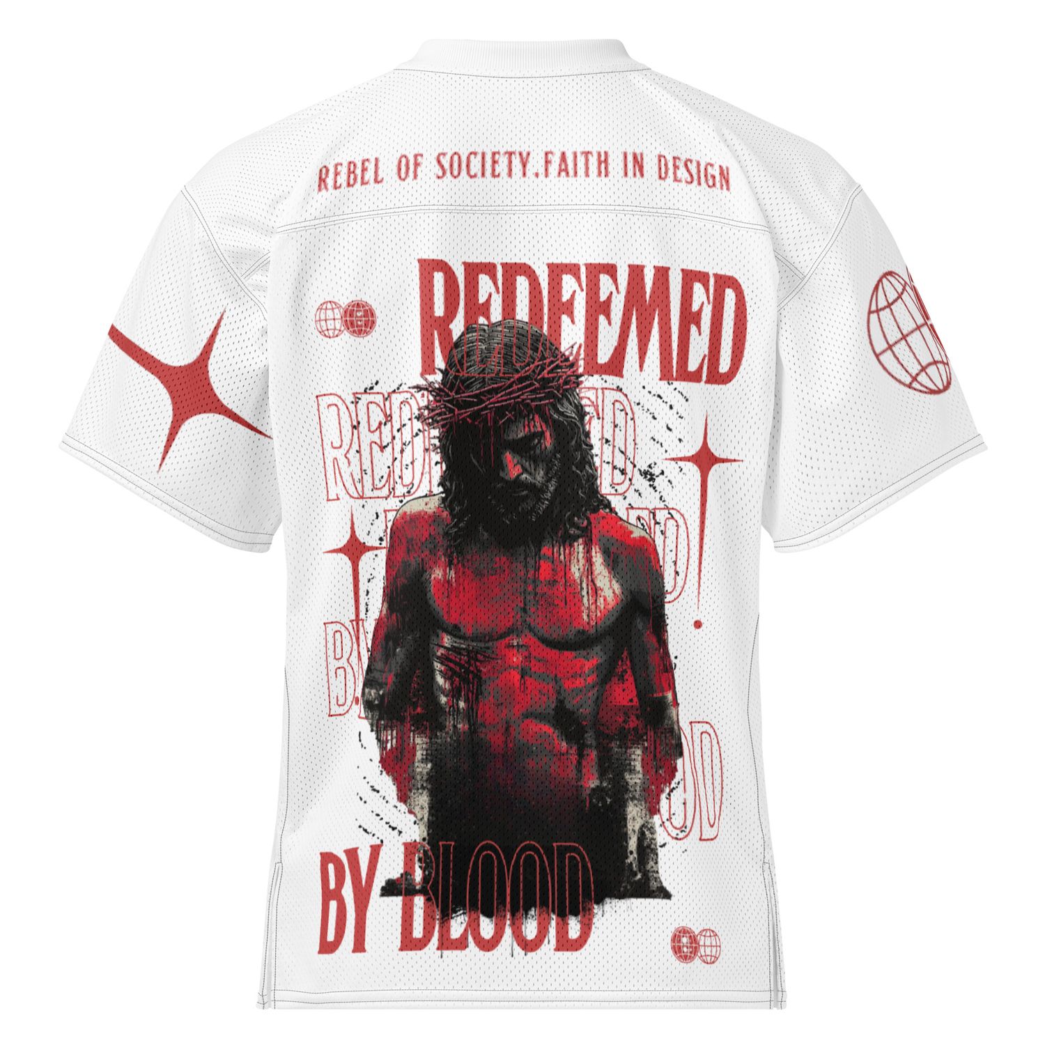 Redeemed by Blood-American Football Jersey