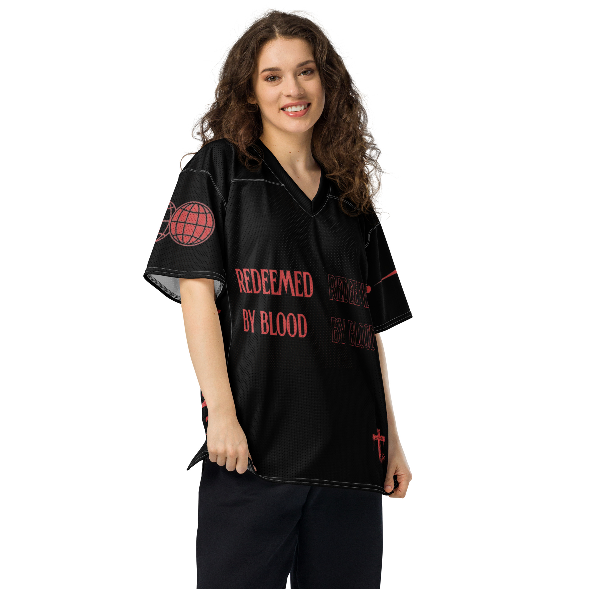 Redeemed by Blood-American Football Jersey Streatwear