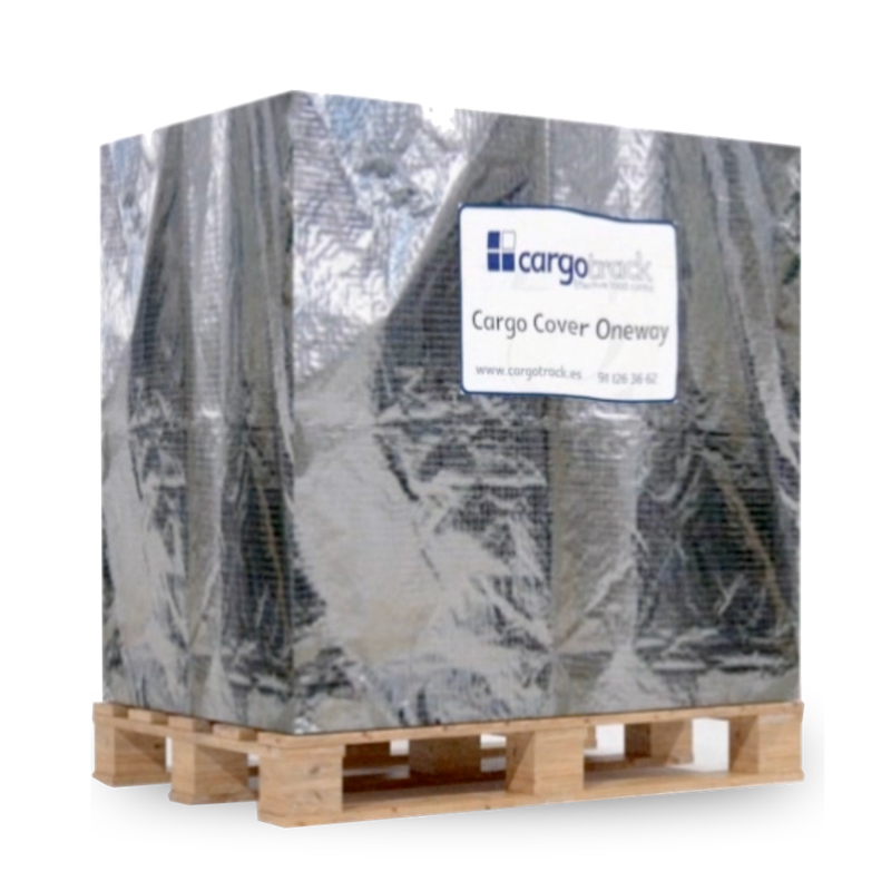 ​Single-use thermal pallet cover.