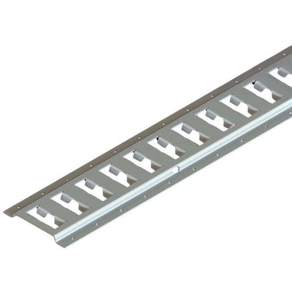 Horizontal universal rail - 3050mm - galvanized steel