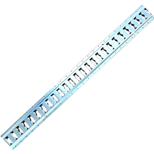 Universal rail 3 meters stainless steel hole 25mm (horizontal)