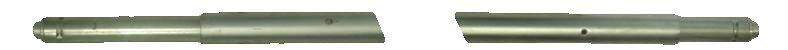 Round Telescopic Rod (2380-2680 mm) 25 mm stop