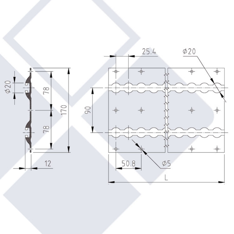 Double rail for double level system - DNC