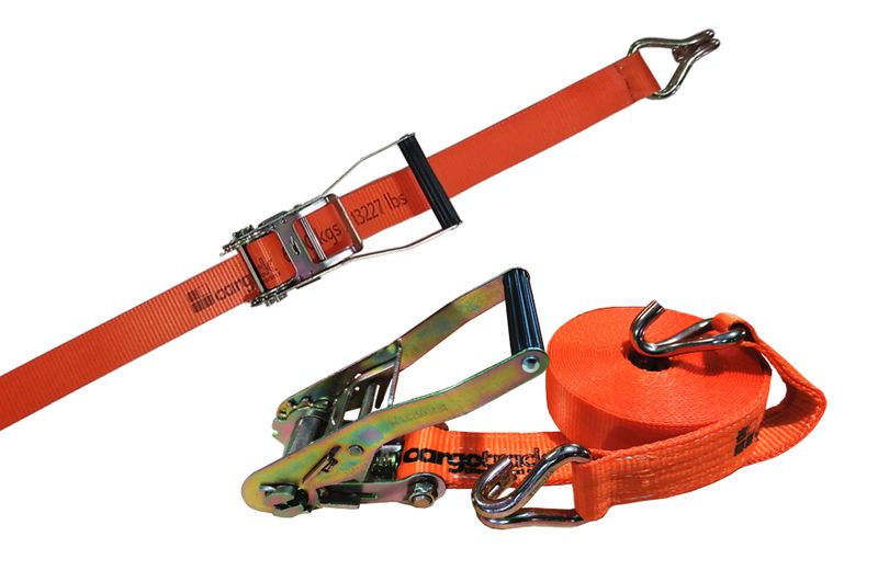 4000KG mooring tape with closed hooks 50mm 9 meters