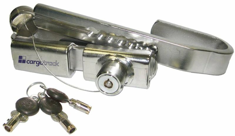 Security lock for truck espagnolette type