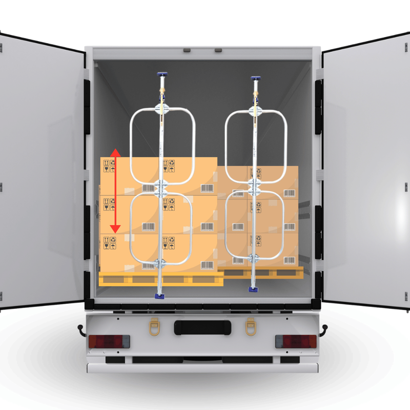 Arches for load securing bar Cargobarr