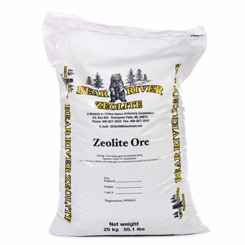 RYMAR ZEOLITE55 • 55LBS BAGS