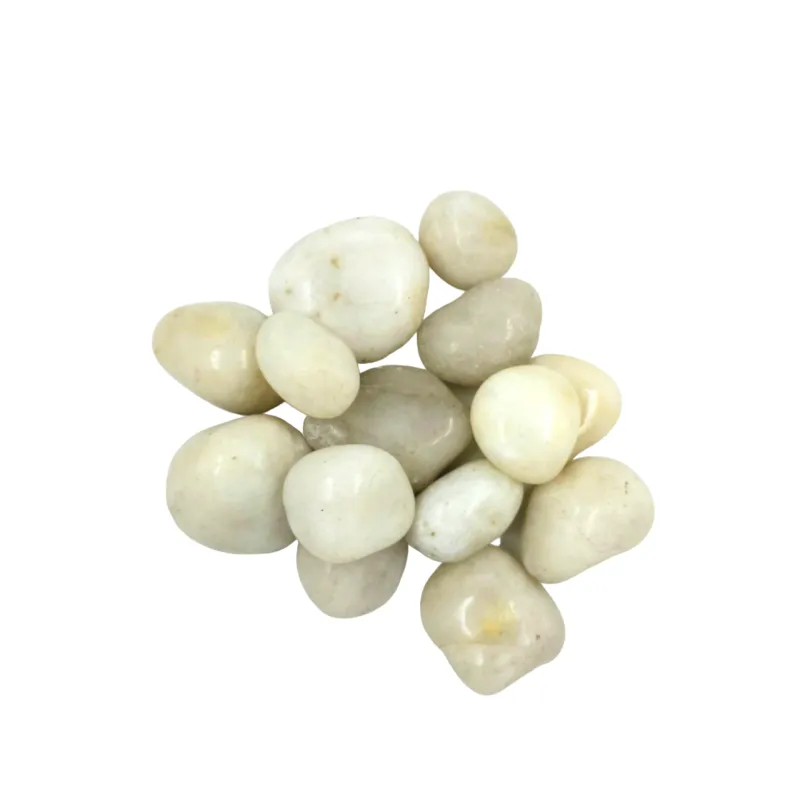 White Pebbles High Polished