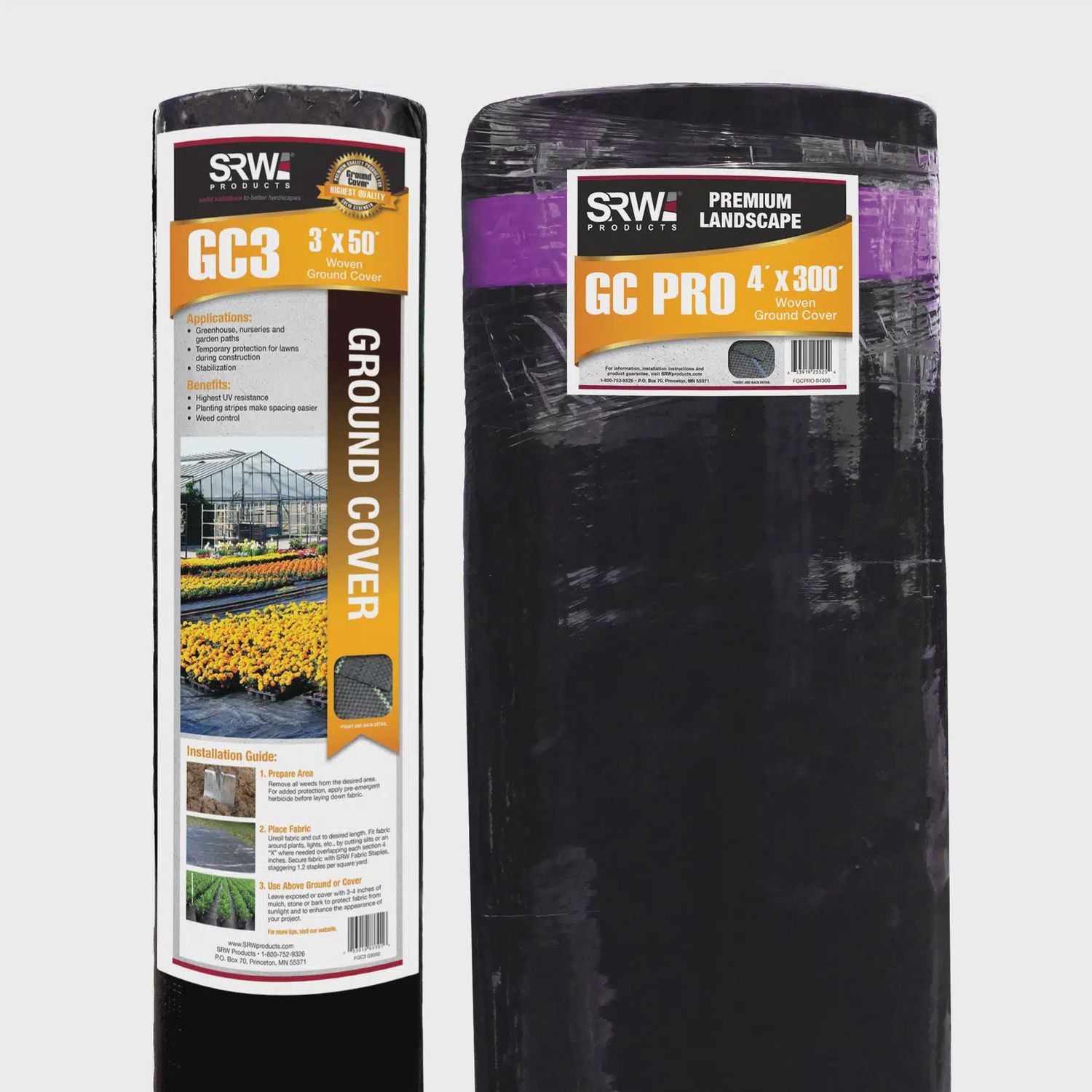 Premium Landscape Fabric, Size: 3' X 50'