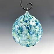 Glass Ornament in Stormy Seas Mix