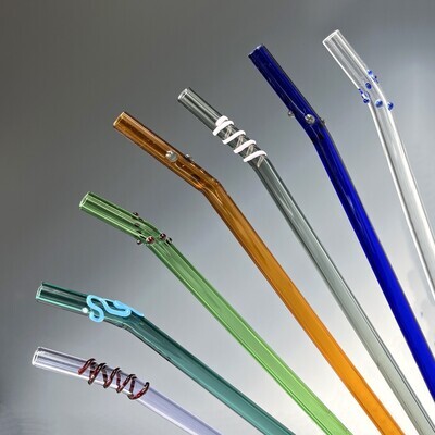 Bent Glass Straw - 9