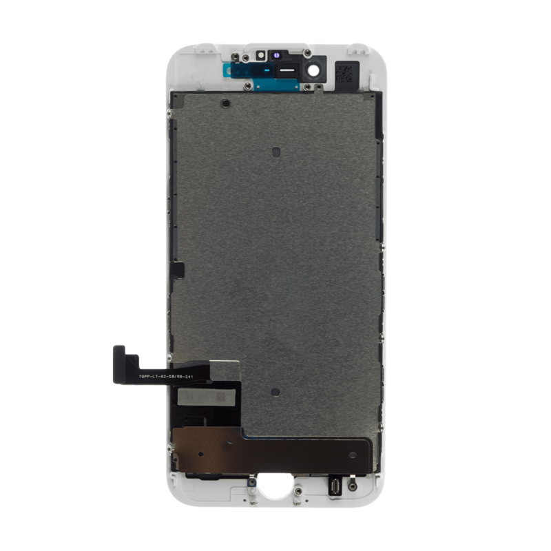 iPhone 7 LCD/Digitizer HD With Plate - White