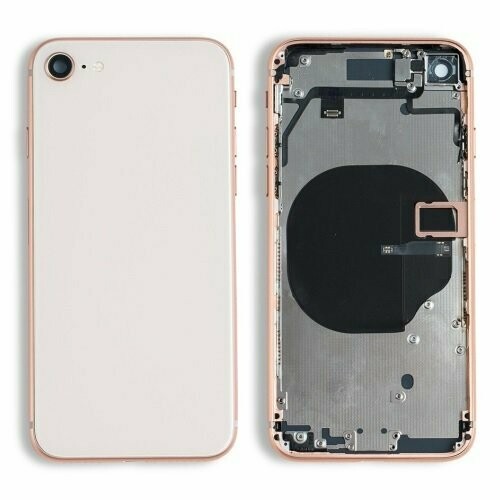 iPhone 8 Back Housing with Small Parts - Gold No Logo