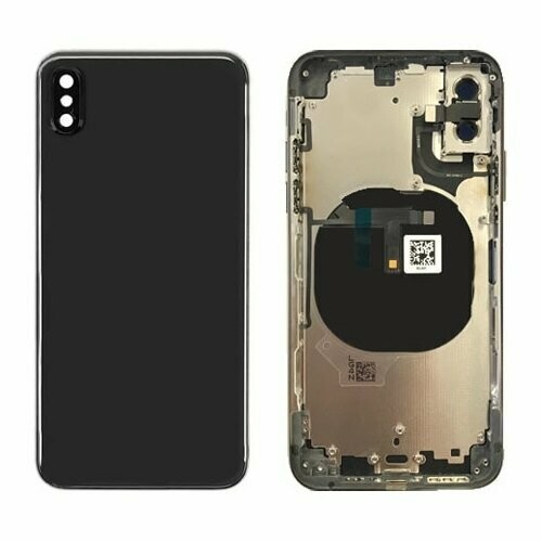 iPhone XS Back Housing with Small Parts - Space Grey  No Logo