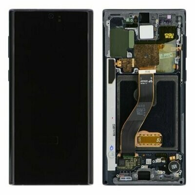 Galaxy Note 10 LCD with frame-Aura Black