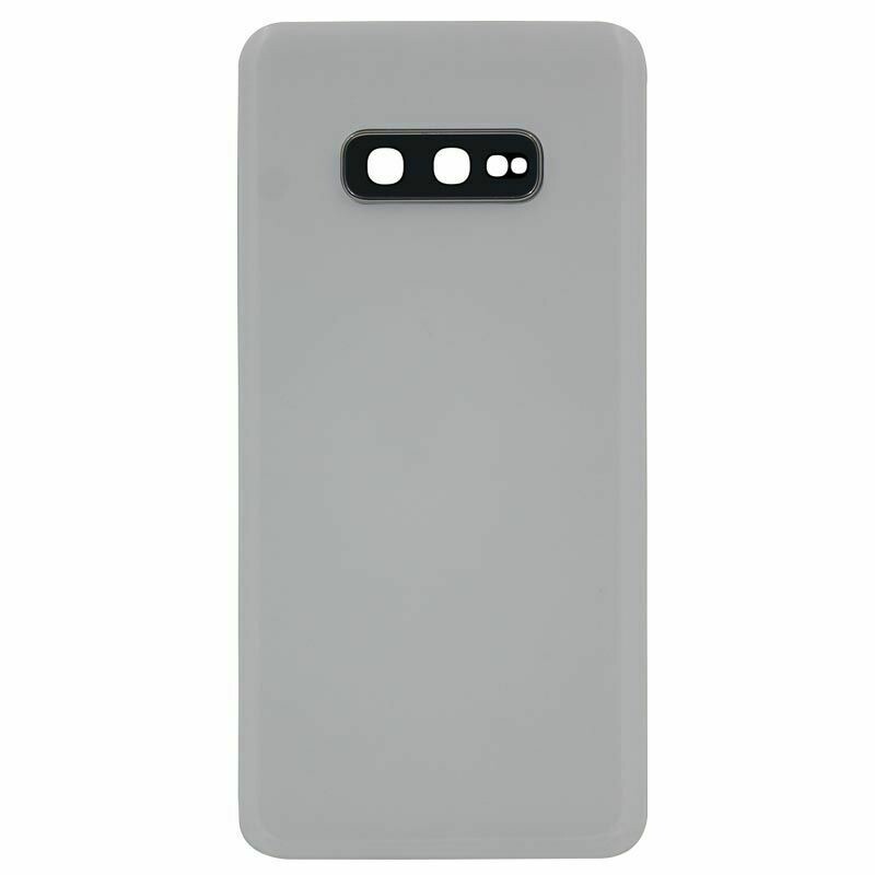 Galaxy S10e Back Glass - White No Logo