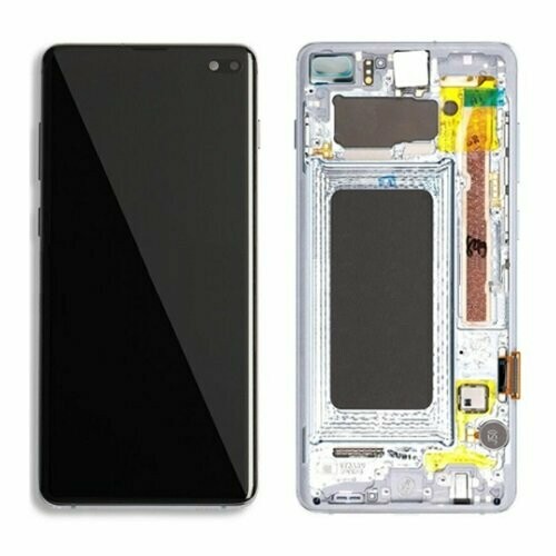 Galaxy S10 Plus LCD with frame-Silver