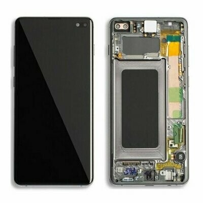 Galaxy S10 Plus LCD with frame-Black
