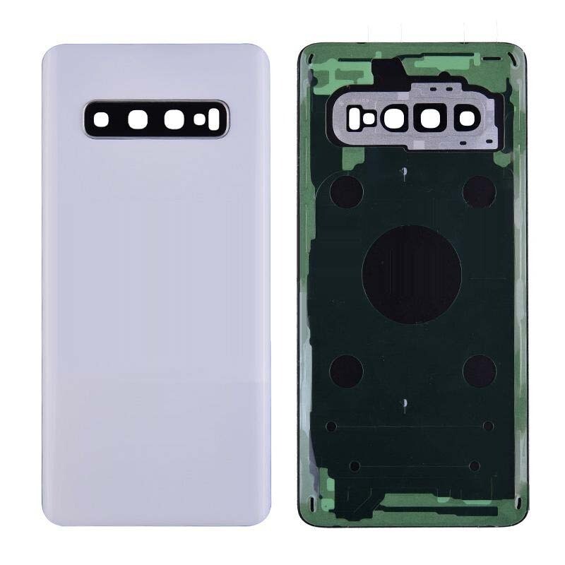 Galaxy S10 Plus Back Glass - White No Logo