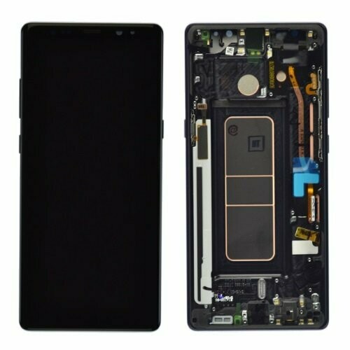 Galaxy Note 8 with Frame - Midnight Black