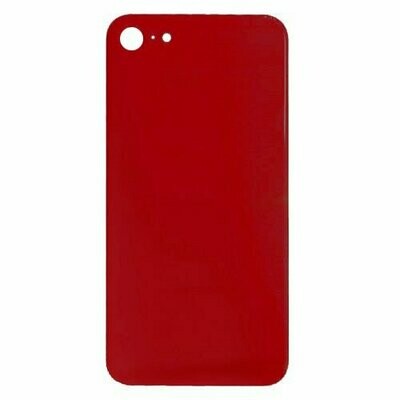 iPhone 8 Back Glass - Red No Logo