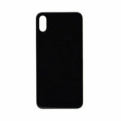 iPhone X Back Glass - Black No Logo