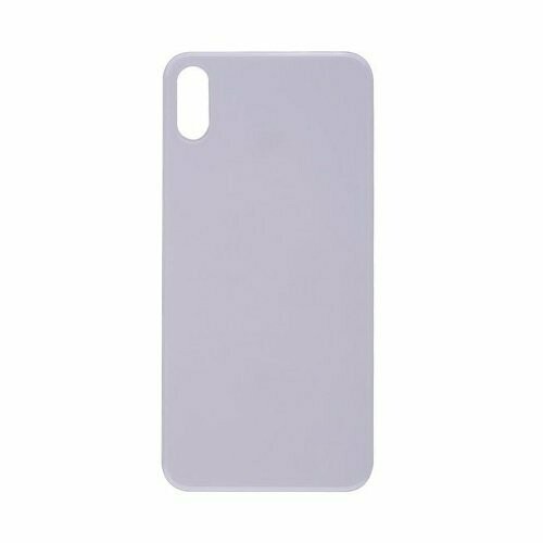iPhone X Back Glass - White No Logo
