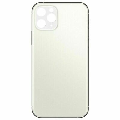 iPhone 11 Pro Back Glass - White No Logo