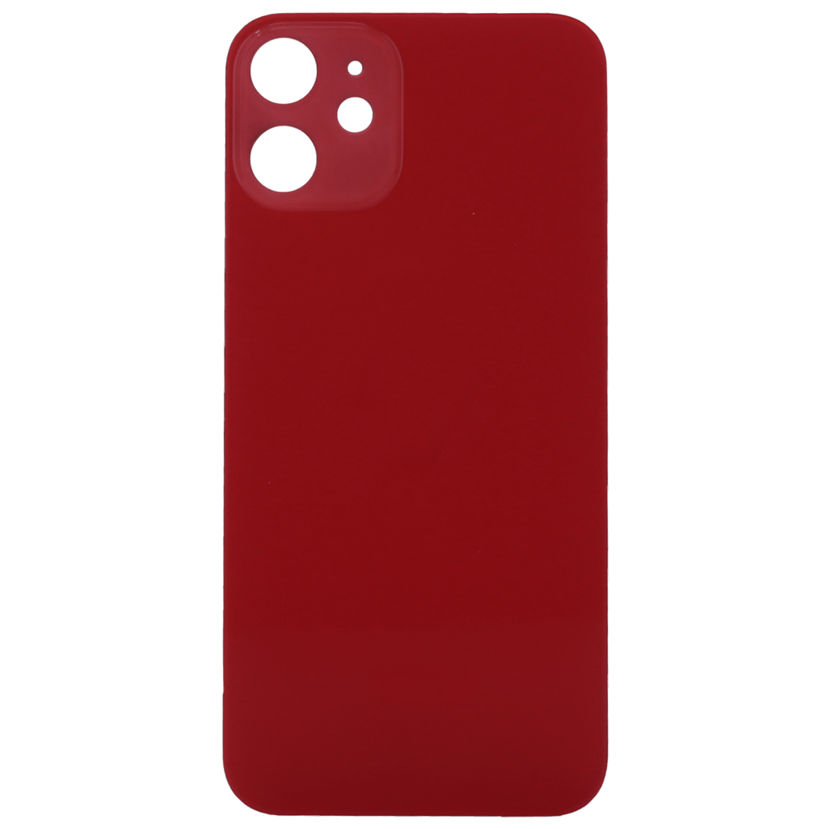 iPhone 12 Mini Back Glass - Red No Logo