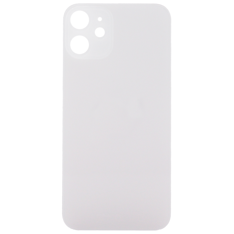 iPhone 12 Back Glass - White No Logo