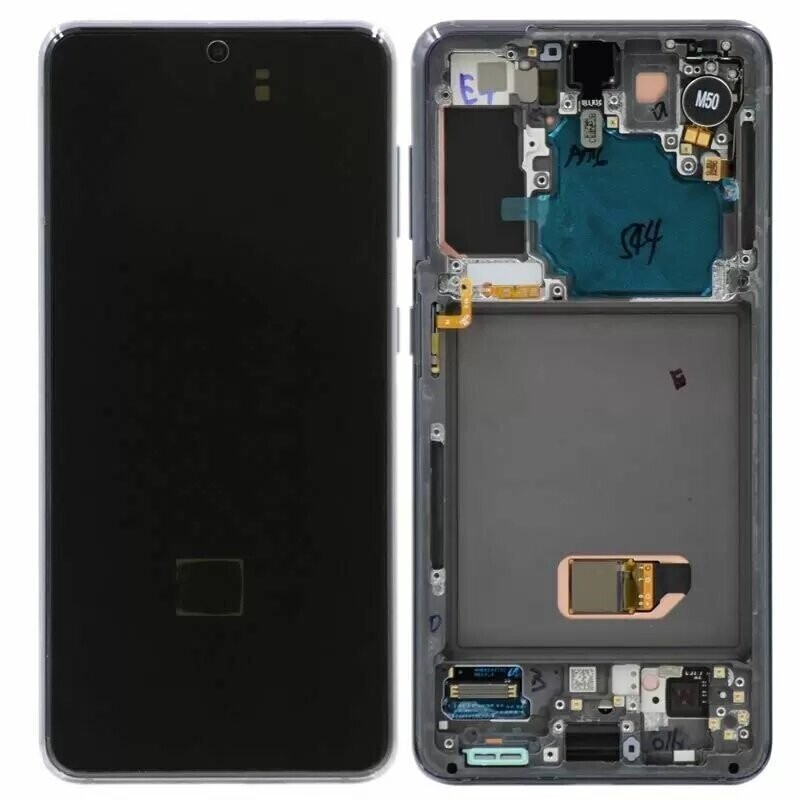 S21 LCD With Frame Black