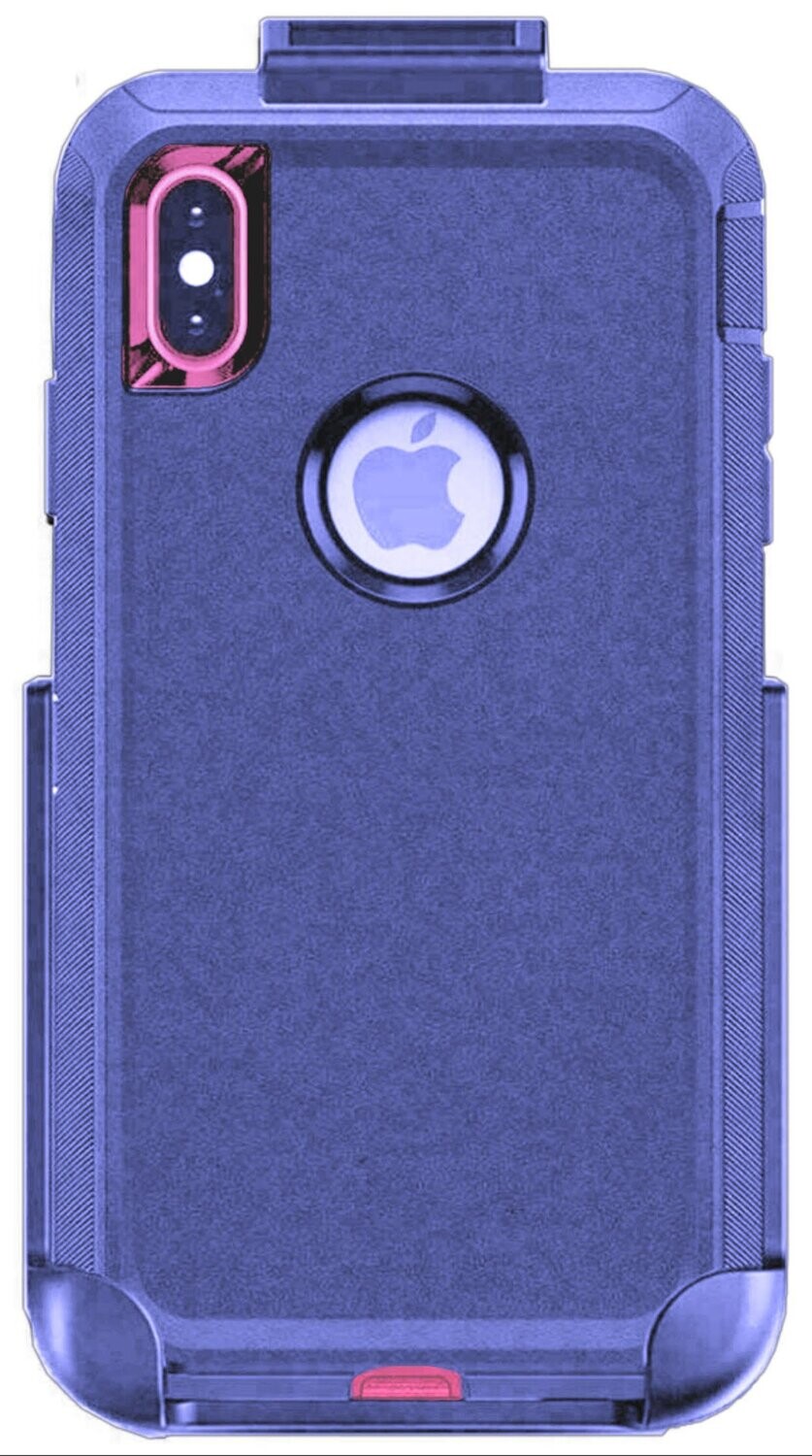 iPhone XS Max Defender Case with Beltclip Purple