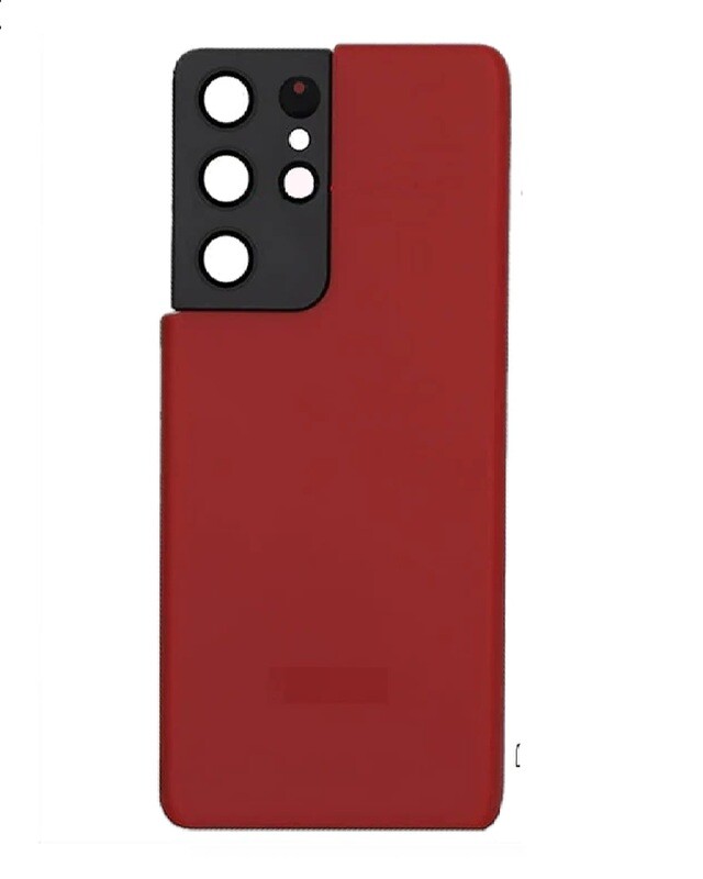 Galaxy S21 Ultra Back Glass - Phantom Red No Logo