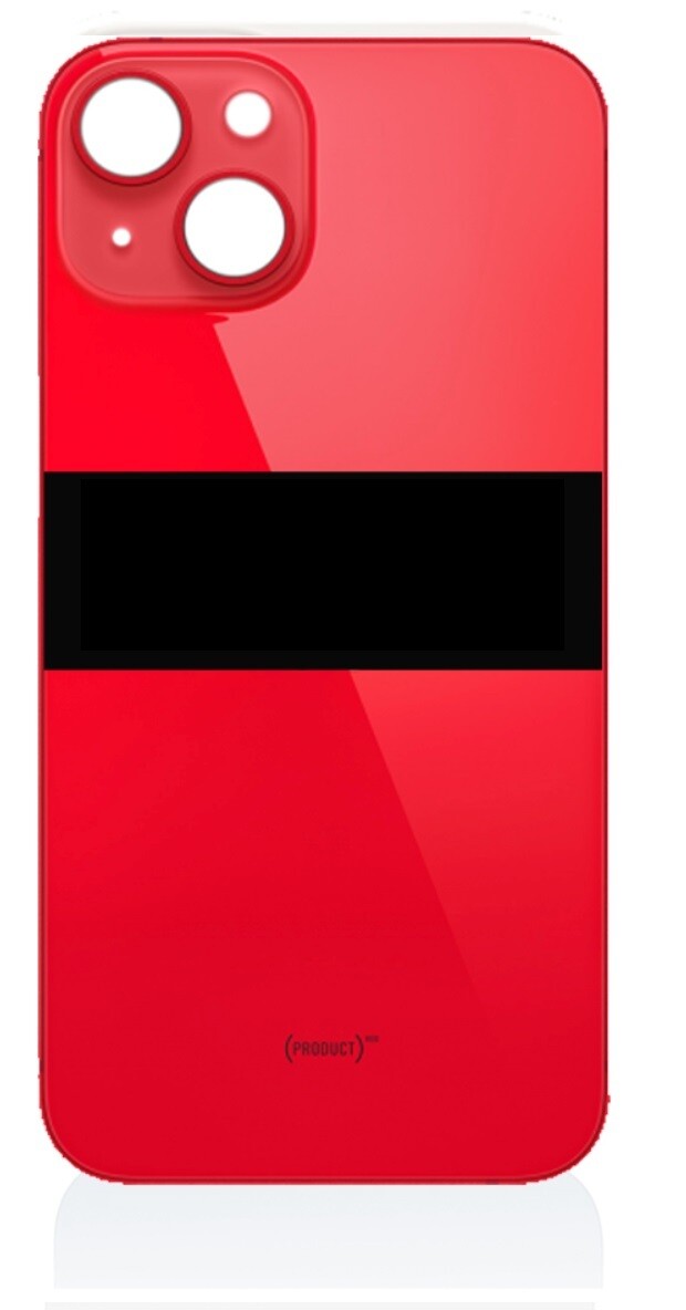 iPhone 14 Back Glass - Product RED No Logo