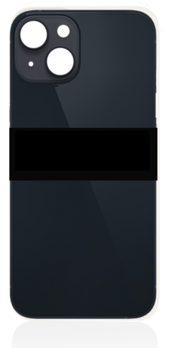 iPhone 14 Plus Back Glass - Midnight No Logo