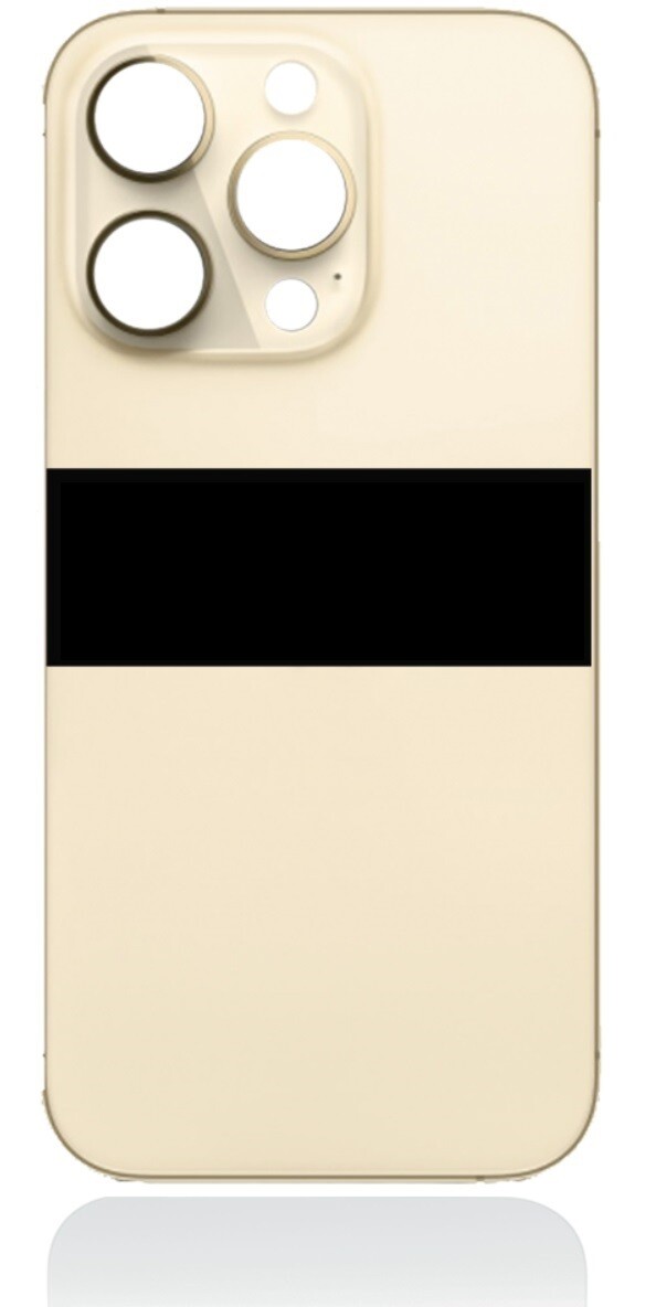 iPhone 14 Pro Back Glass - Gold No Logo